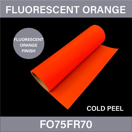 Fluorescentna oranžna DTF -folija