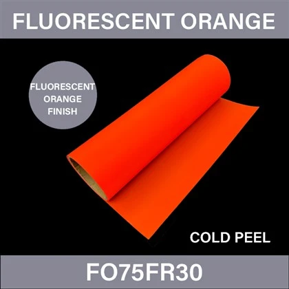 Fluorescent Orange DTF Transfer Film Roll