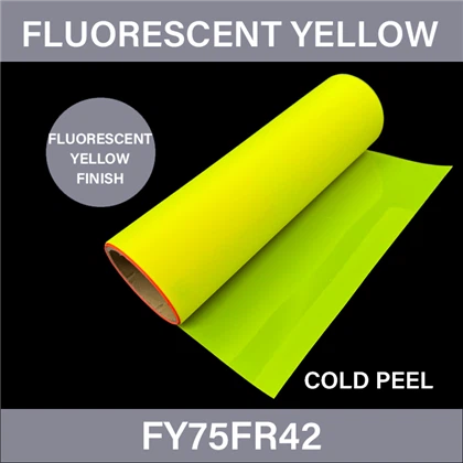 Fluorescent rumeni tiskarski film DTF